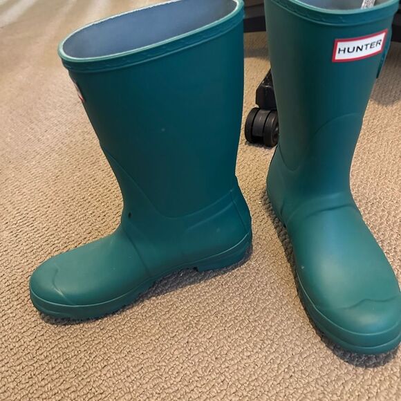 Hunter Teal Waterproof Boots - Picture 3 of 10